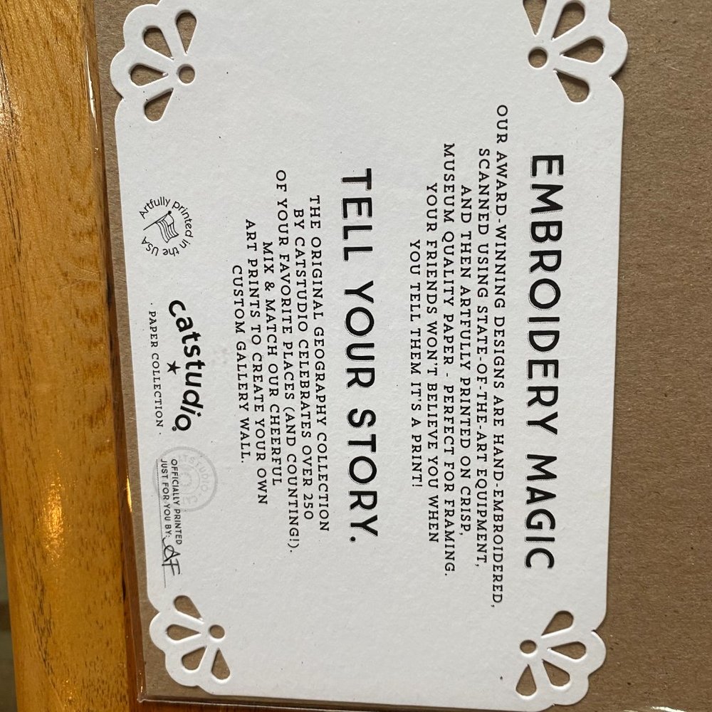 NEW CAPE COD ART PRINT 8" X 8" by Cat Studio - Picture 5 of 5